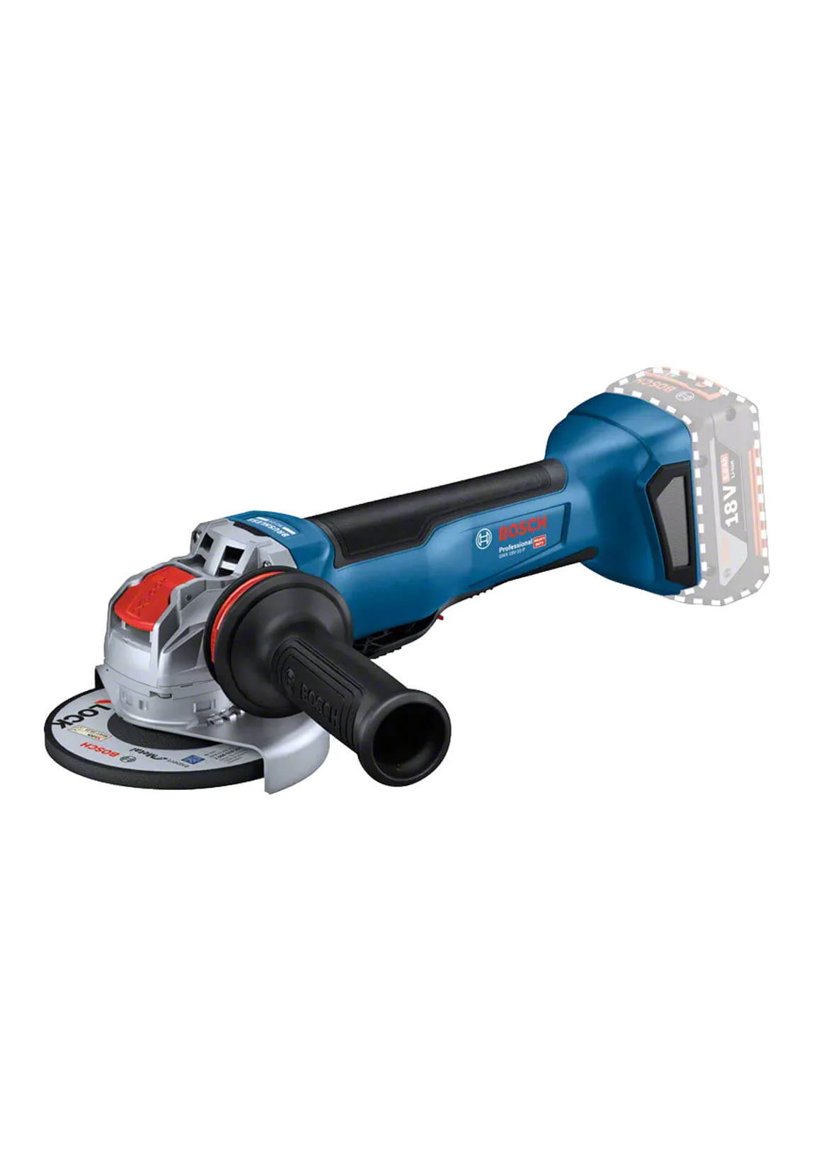 Alquiler Mini amoladora 125 mm Bosch GWX 18V-10P