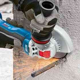 Mini amoladora 125 mm Bosch GWX 18V-10P alquiler bricolaje y reformas