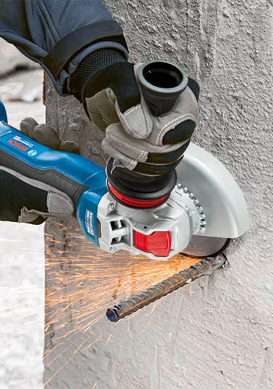 Mini amoladora 125 mm Bosch GWX 18V-10P alquiler bricolaje y reformas