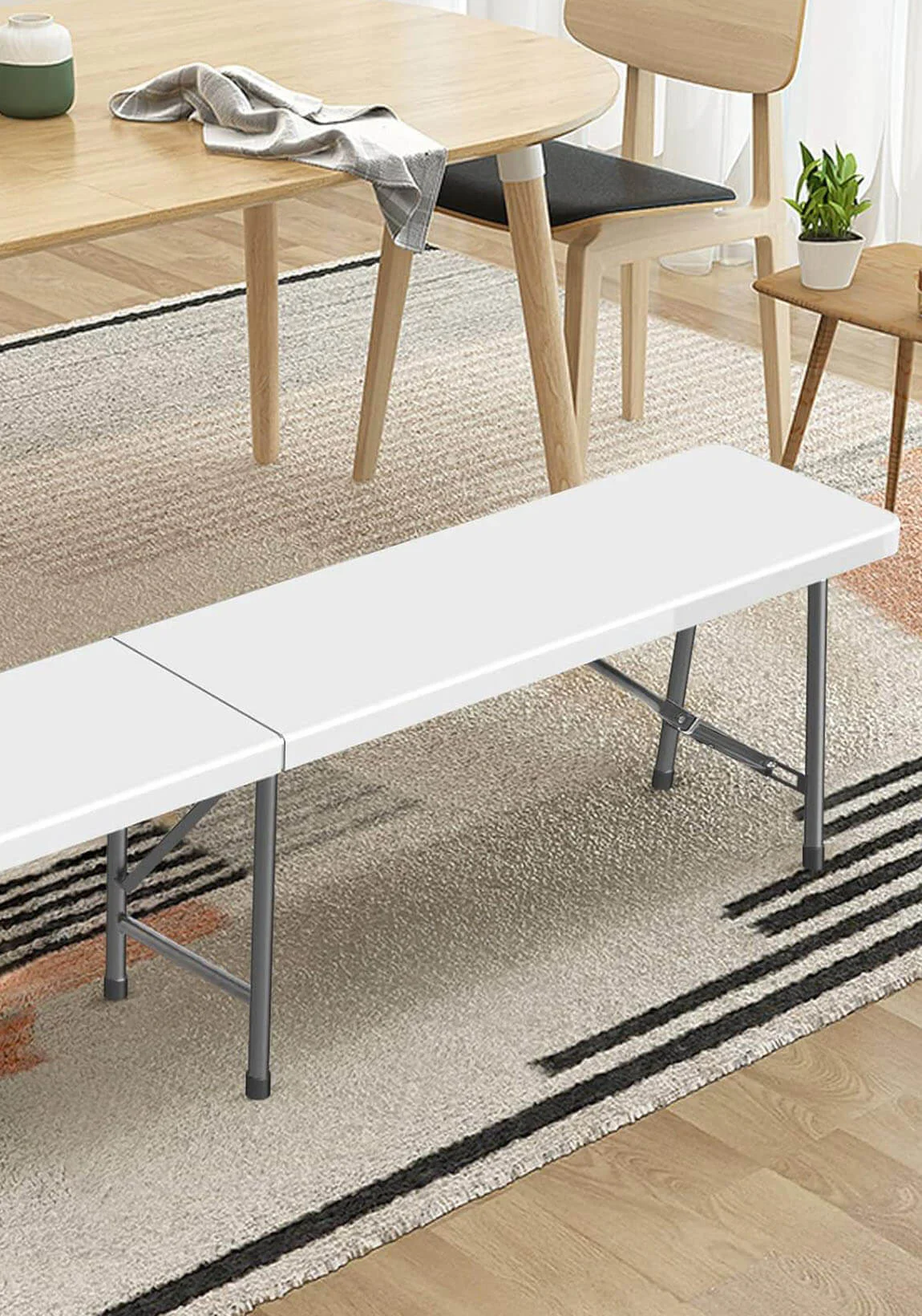 Banco plegable rectangular alquiler online
