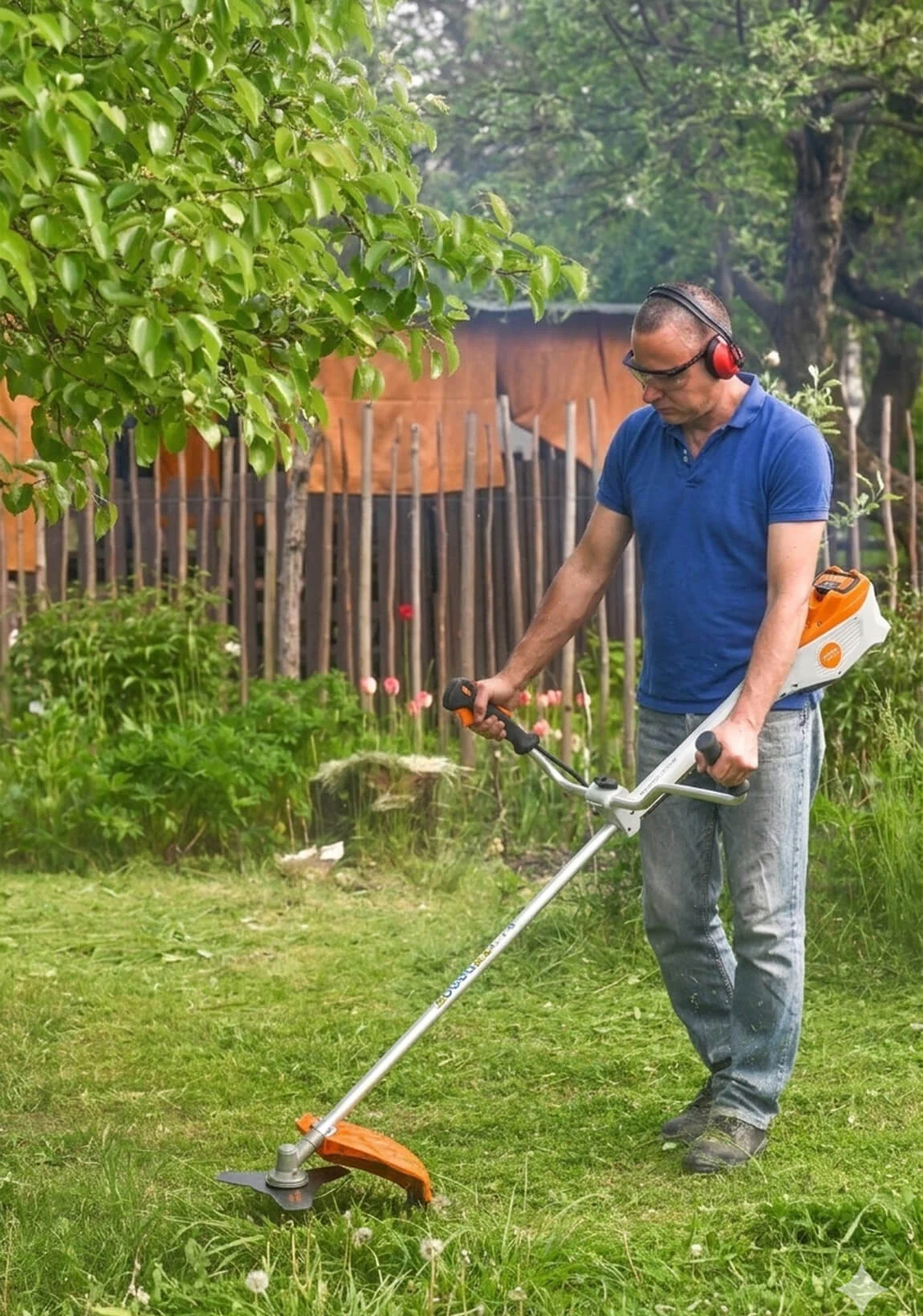 Alquiler online Desbrozadora de batería jardinería