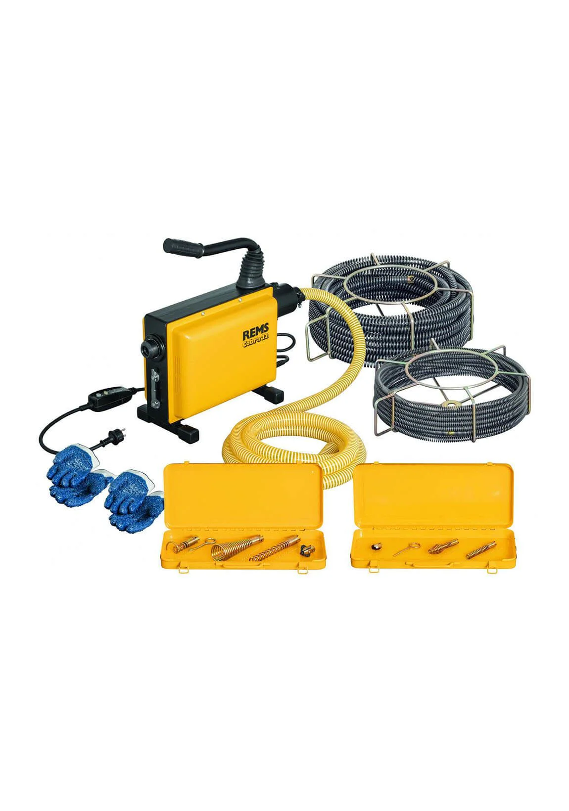 Alquiler online set desatascador electrónico de tuberías Rems Mini Cobra S bricolaje y reformas