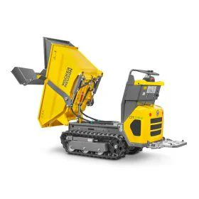 Alquiler online Dumper oruga 500 Kg Wacker Neuson DT105e bricolaje y reformas descarga frontal