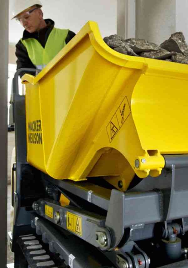 Alquiler de Dumper oruga 800 kg para particulares