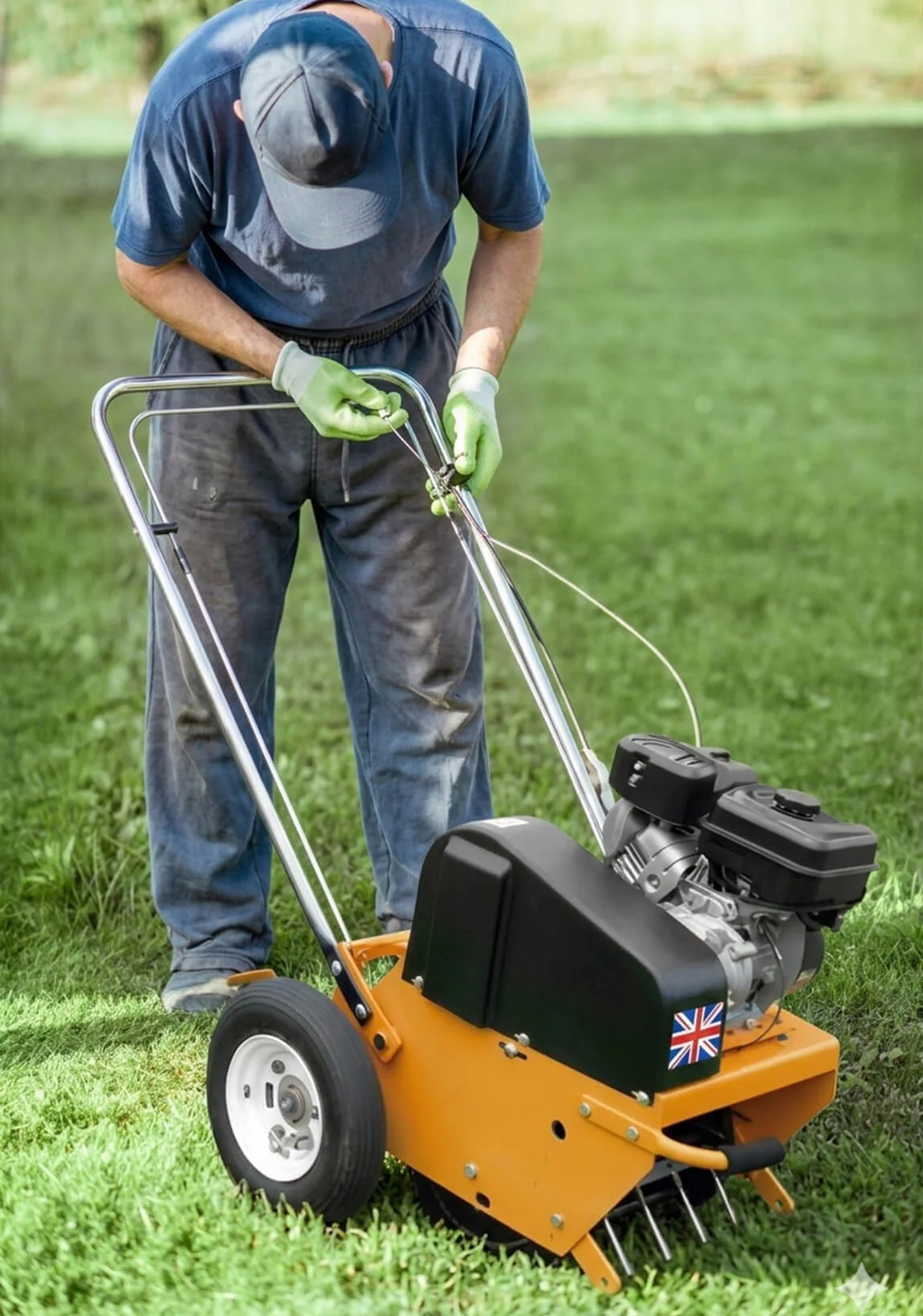 Aireadora de césped alquiler Jardinería