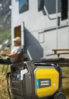 Alquiler de grupo electrógeno 6 kVA Atlas Copco P6000I