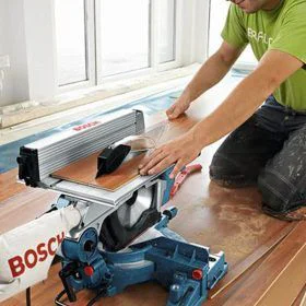 Alquiler de Ingletadora multifuncional eléctrica Bosch para particulares