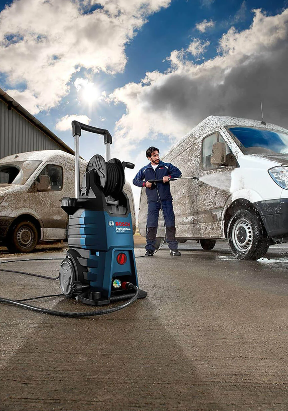 Alquiler de hidrolimpiadora Bosch para particulares
