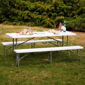 Alquiler de mesa plegable para organizar fiestas en casa