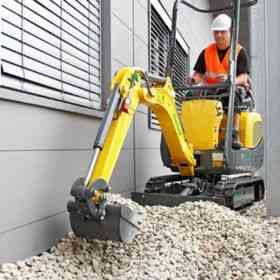 alquiler miniexcavadora