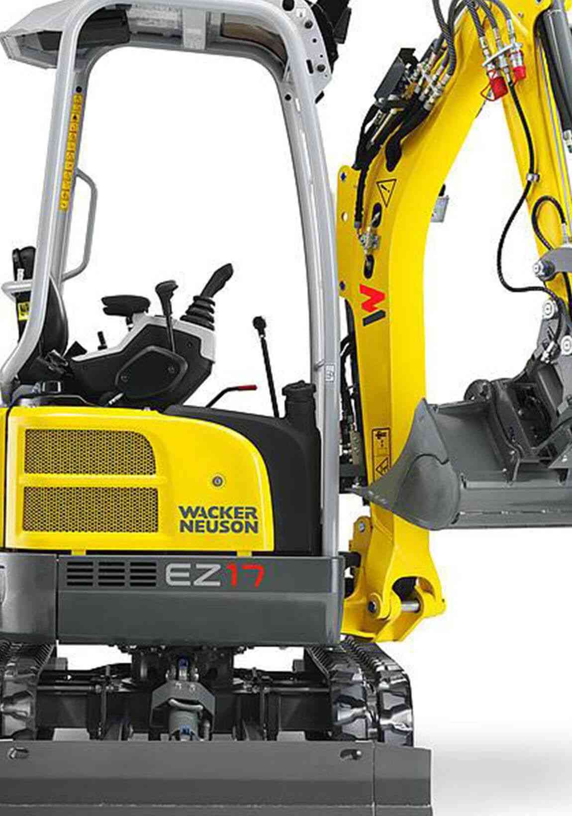 Alquiler de Mini excavadora 1700 Kg para particulares