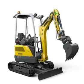 Alquiler de mini excavadora eléctrica 1700 Kg Wacker Neuson EZ17e