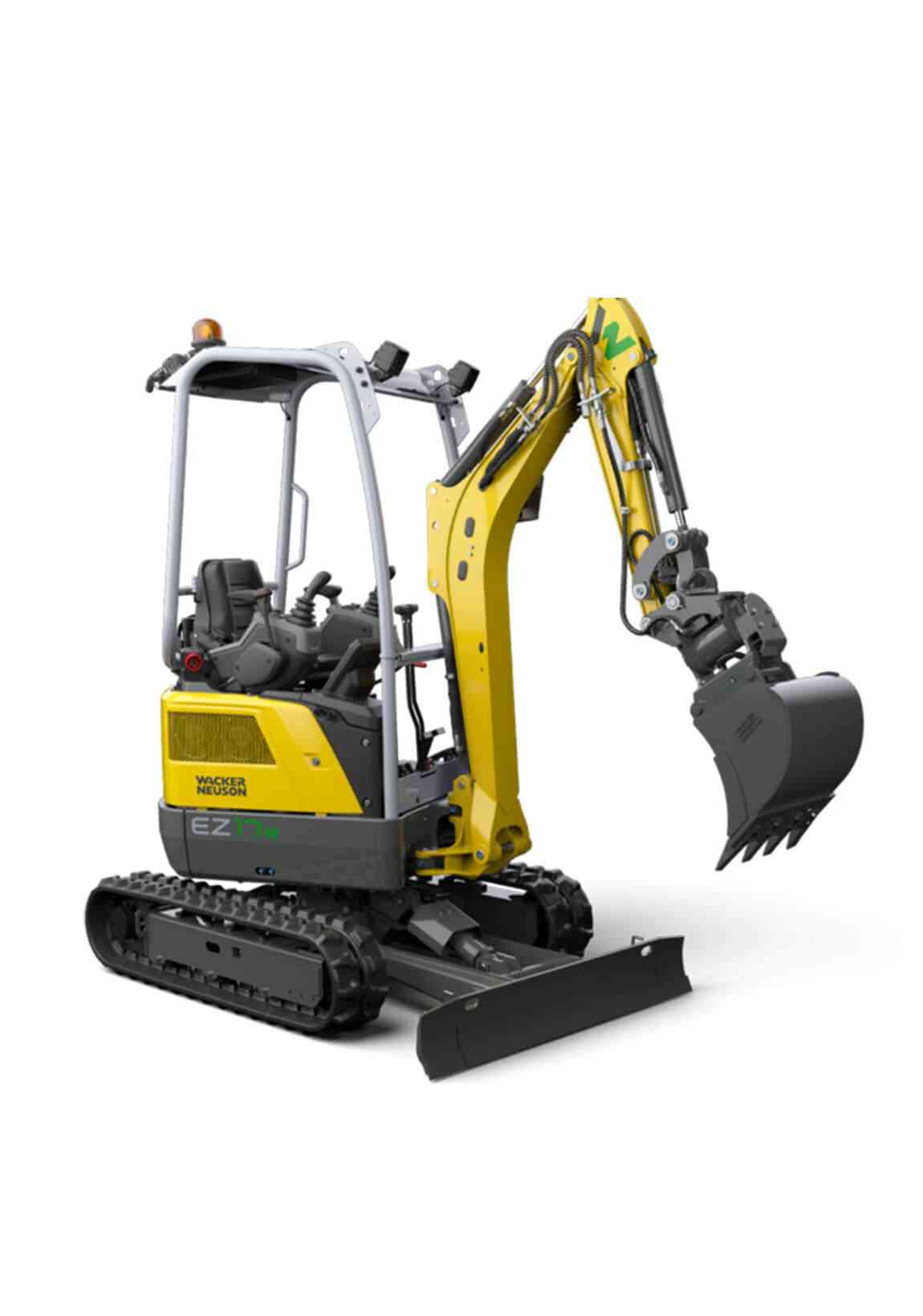 Alquiler de mini excavadora eléctrica 1700 Kg Wacker Neuson EZ17e