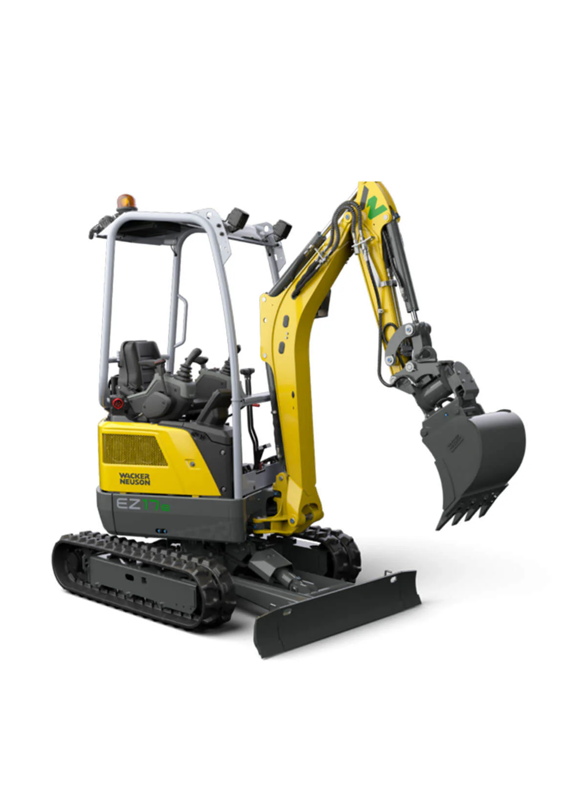 Alquiler de mini excavadora eléctrica 1700 Kg Wacker Neuson EZ17e