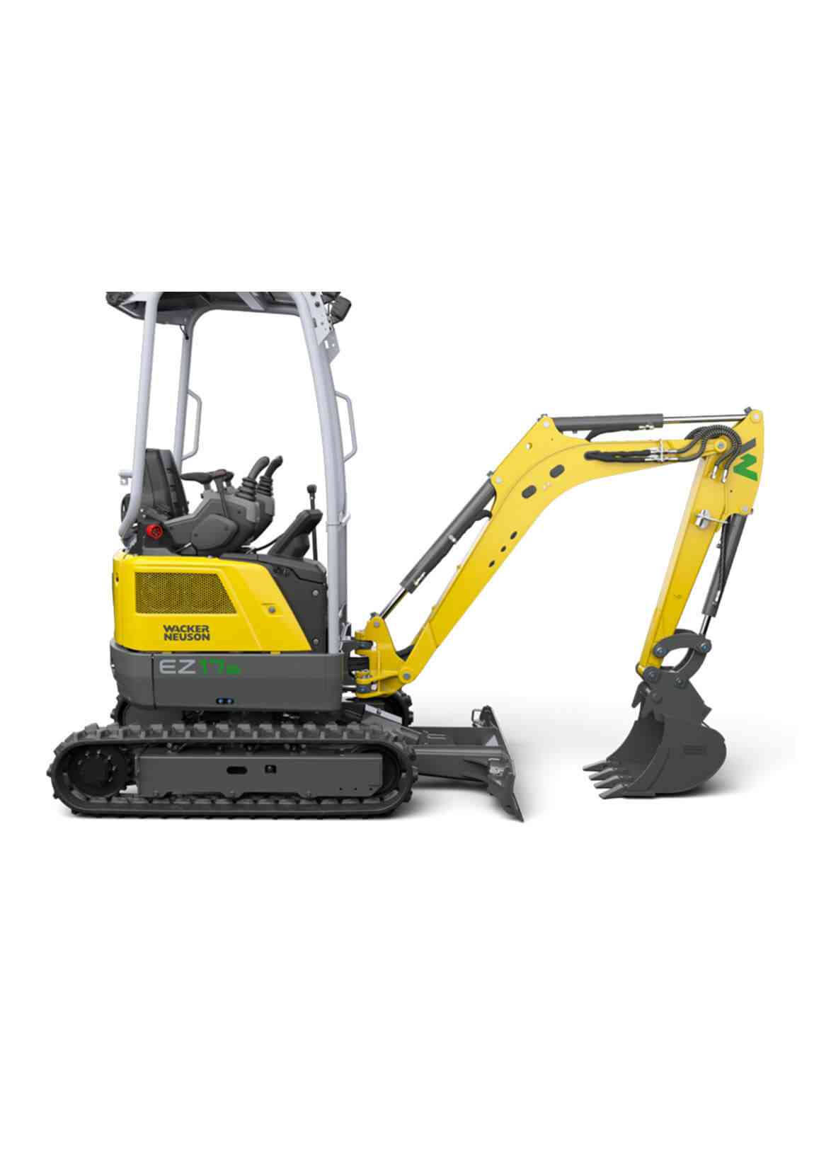 Alquiler de mini excavadora eléctrica 1700 Kg Wacker Neuson para particulares