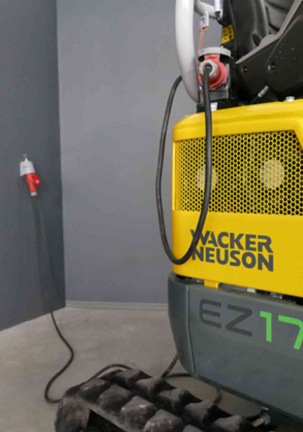 Alquiler de mini excavadora eléctrica Wacker Neuson EZ17e