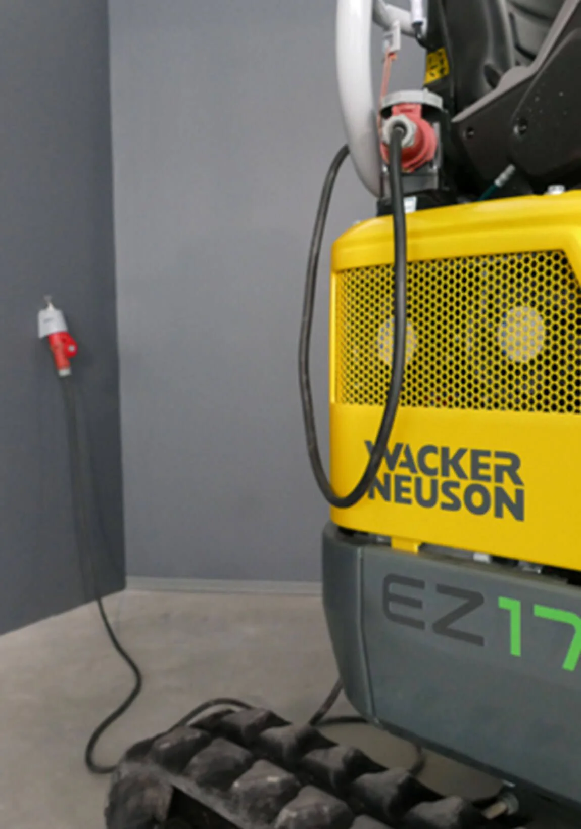 Alquiler de mini excavadora eléctrica Wacker Neuson EZ17e