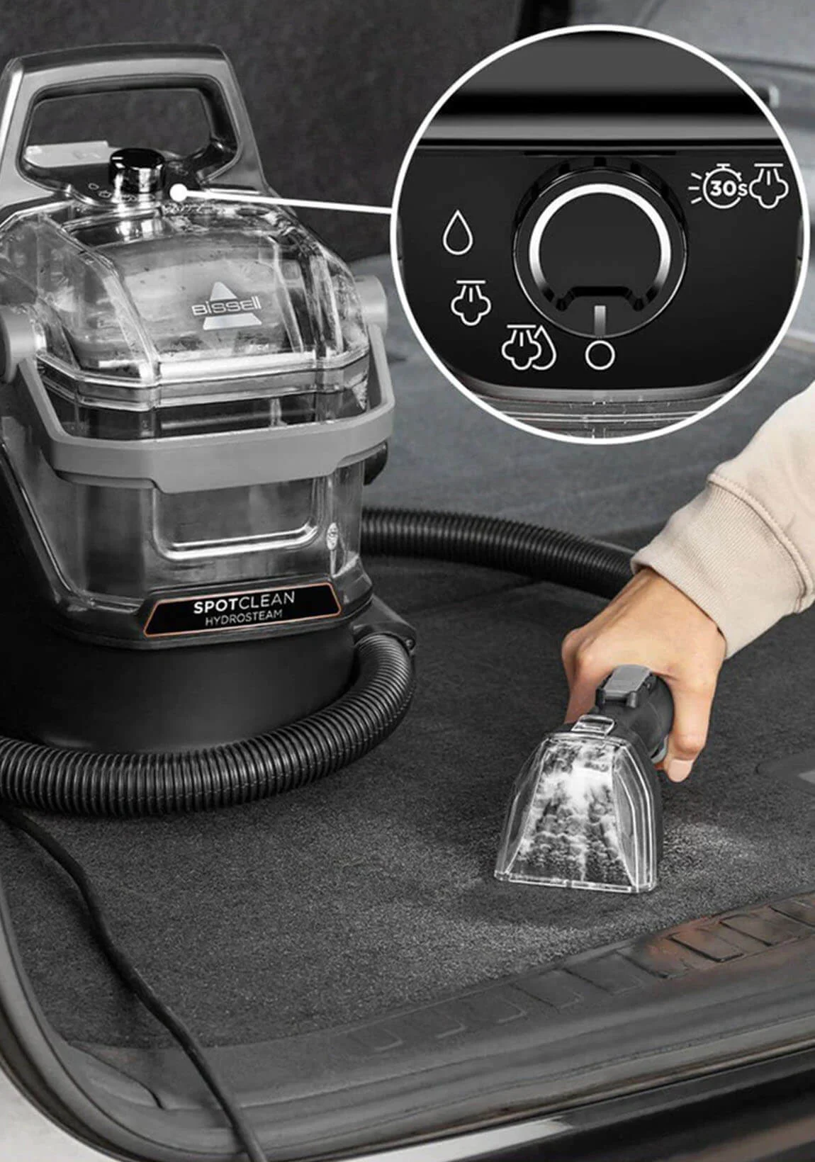 Alquiler para particulares de limpiadora de tapicería multisuperficies