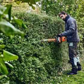 Jardinería para particulares alquiler de cortasetos a batería
