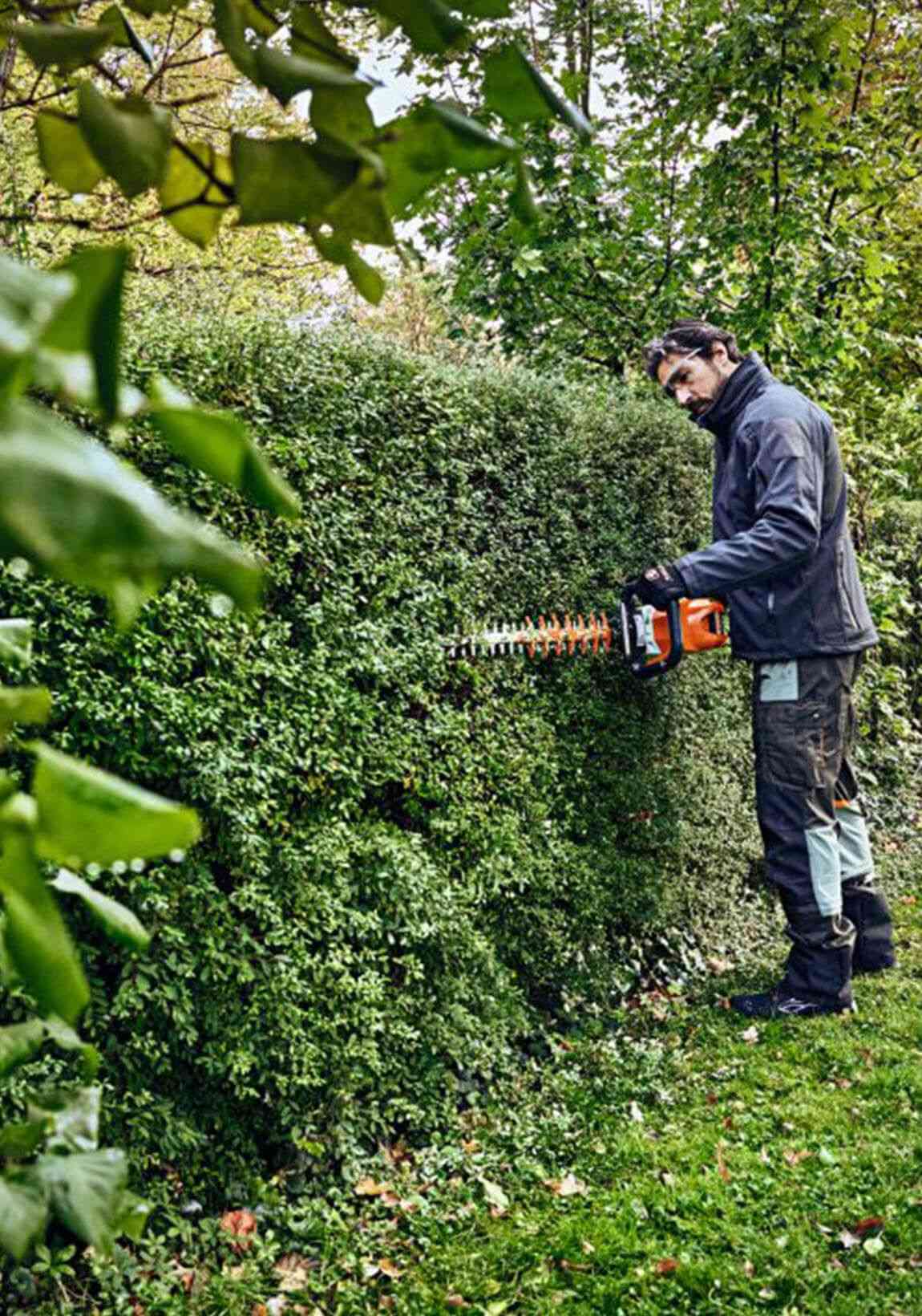 Alquiler de cortasetos a batería Stihl para particulares