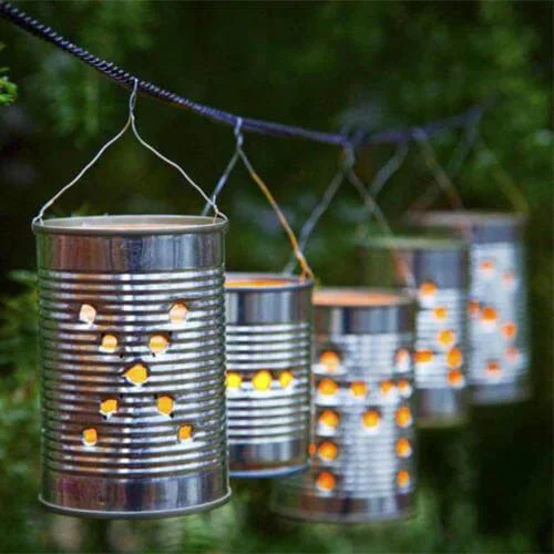 DIY farolillo de latas