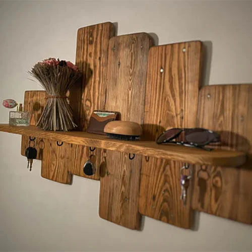 DIY llavero madera