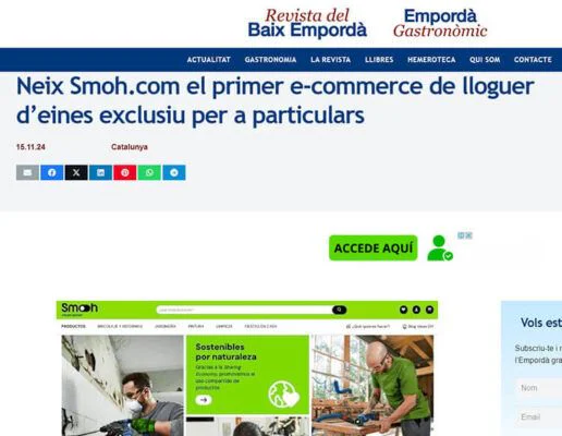 Lanzamiento de Smoh en Baix Empordà