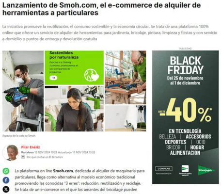 Lanzamiento de Smoh en El Periódico