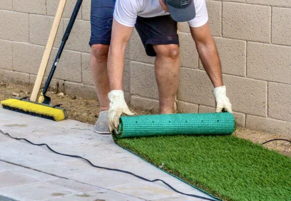Herramientas para instalar la malla anti-hierba