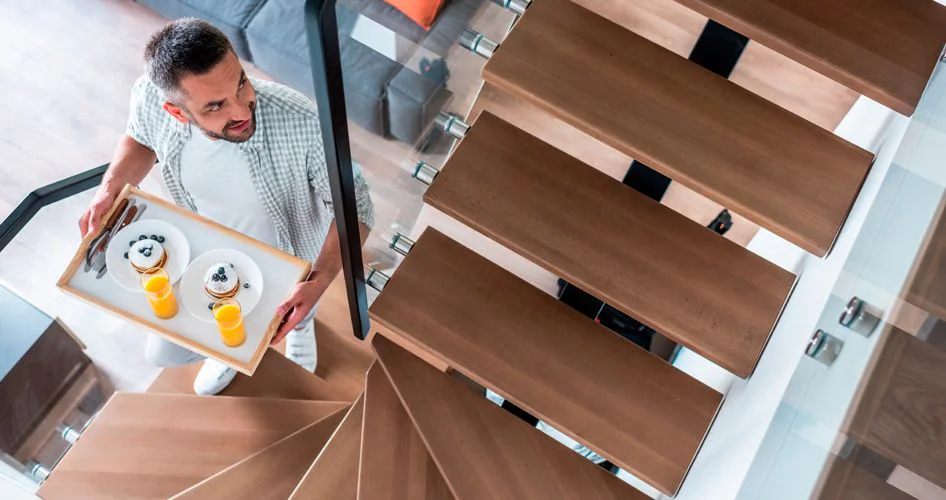 como hacer una escalera de madera