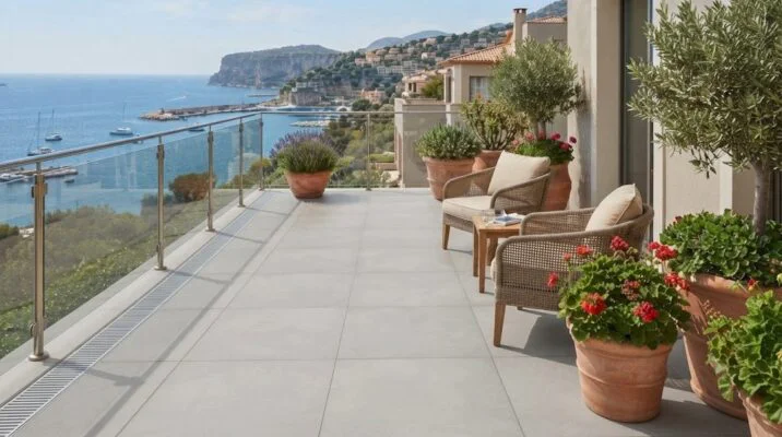 Terraza impermeabilizada con acabado profesional